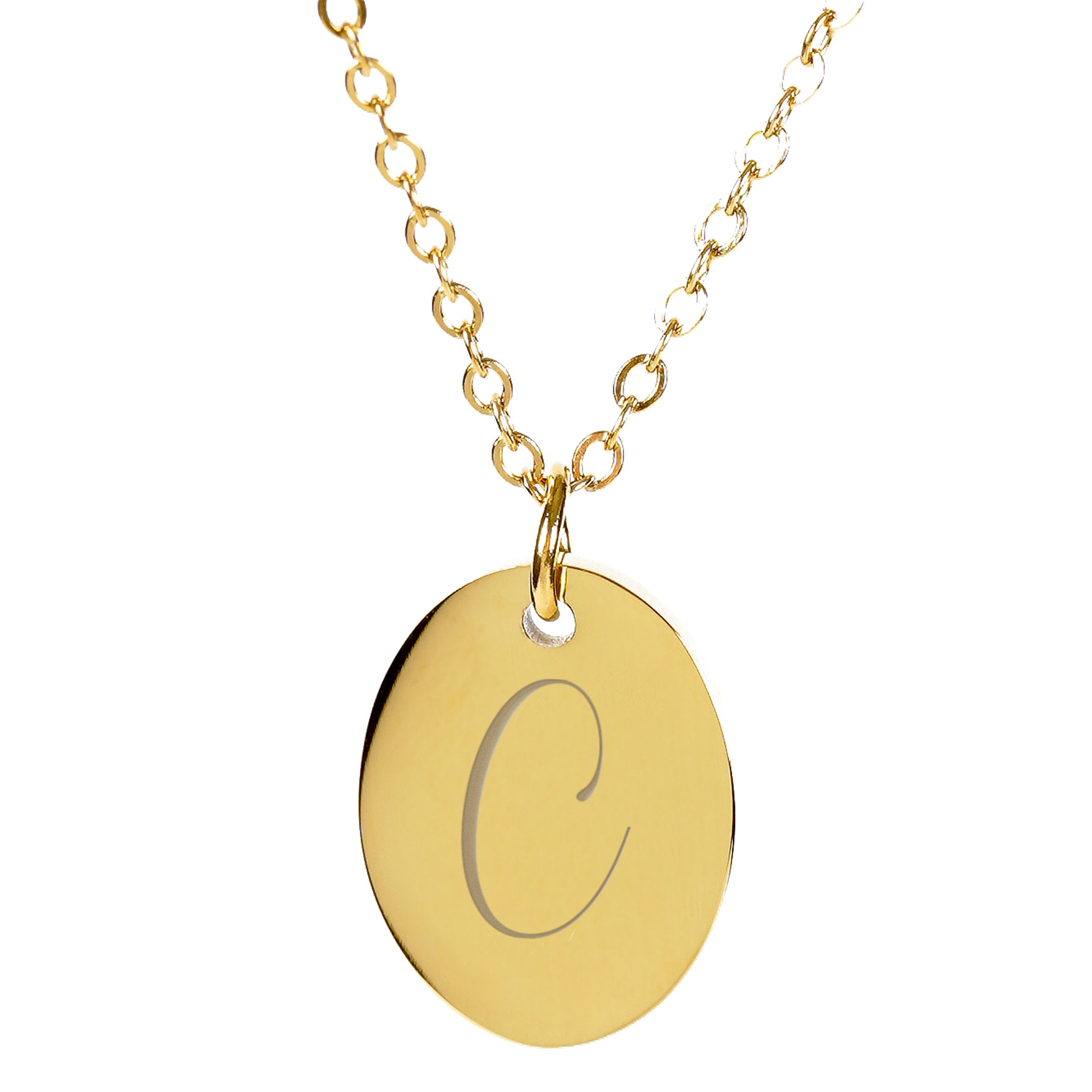 CALISTA – Monogrammkette mit ovalem Anhänger