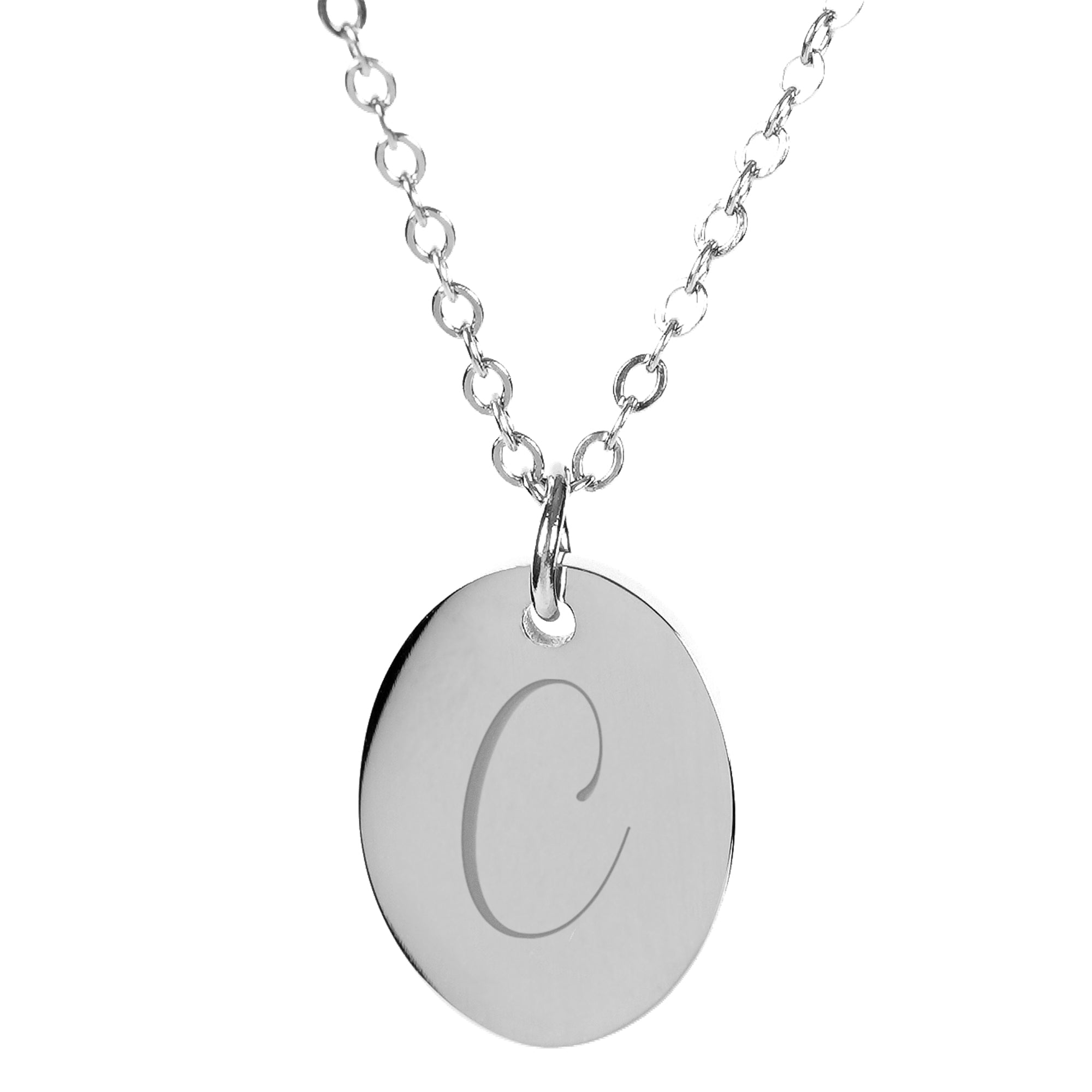 CALISTA – Monogrammkette mit ovalem Anhänger