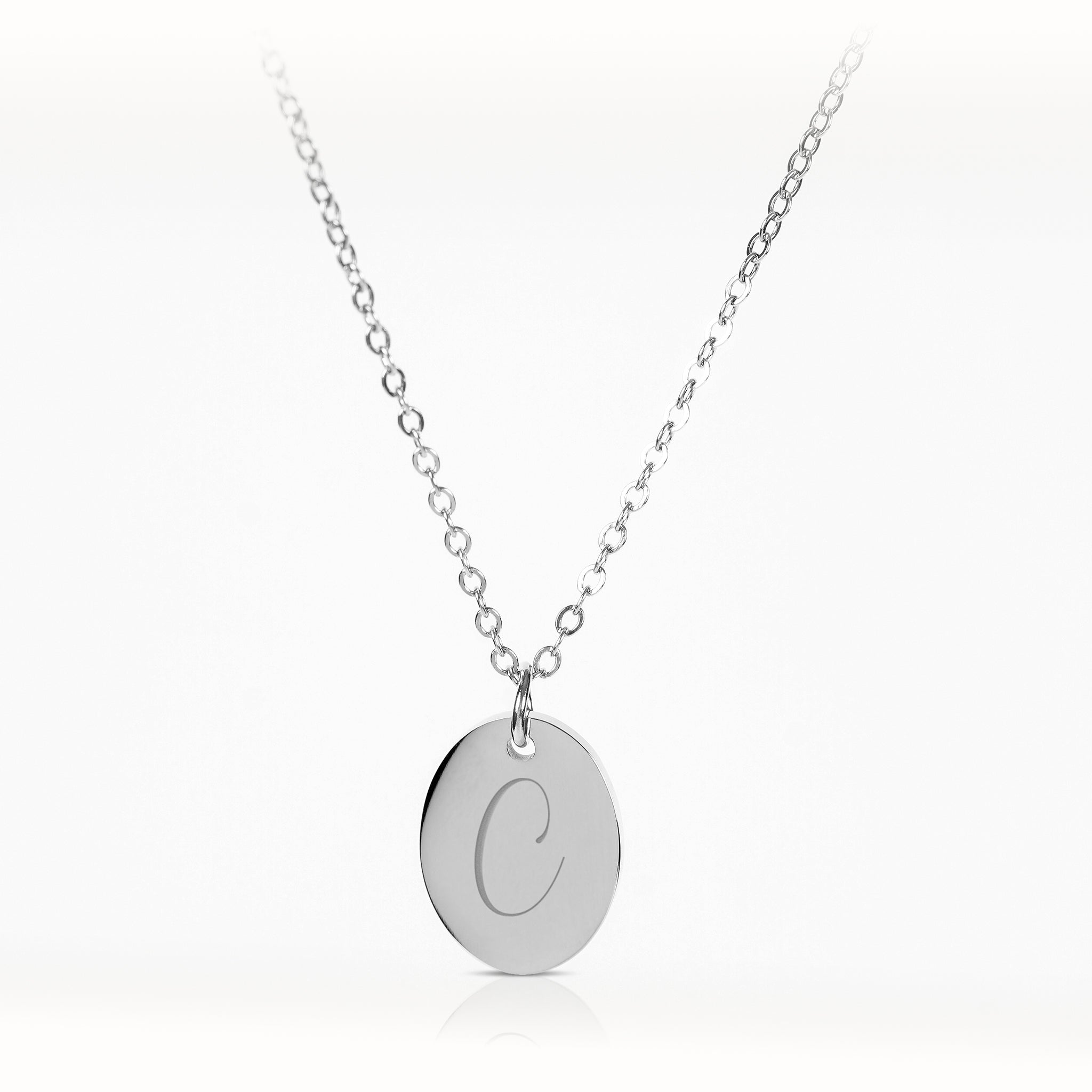 CALISTA – Monogrammkette mit ovalem Anhänger