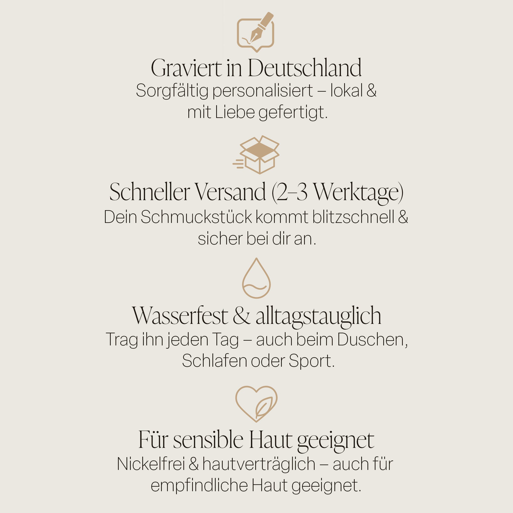 RAYA – Namenskette mit ovalem Anhänger