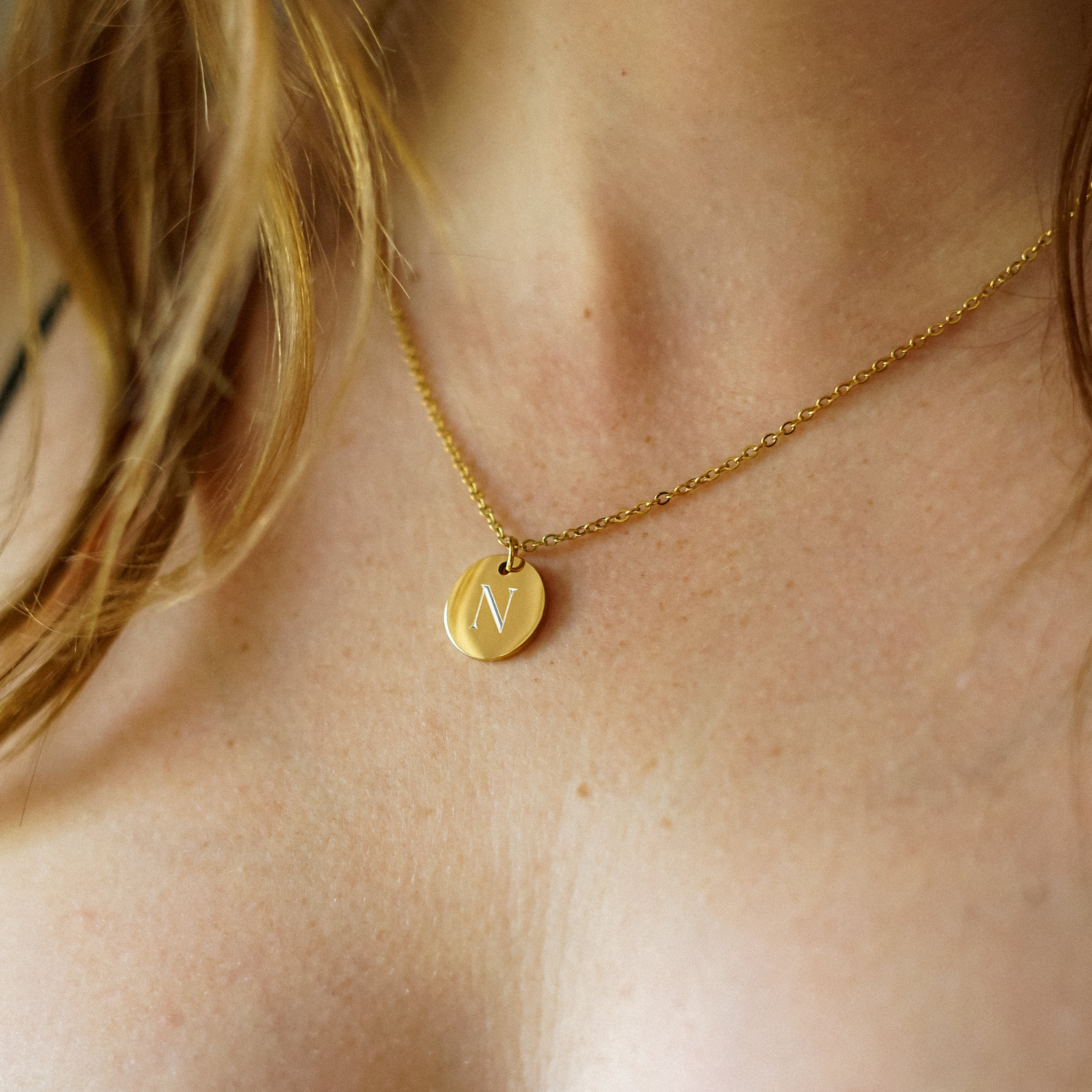 ELAINE – Ovale Kette mit 2 Initialen | Jetzt gravieren | Aurelyn